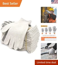 Cotton Polyester String Knit Shell Safety Protection Work Gloves for Painter ...
