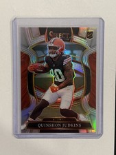 2025 Panini Select - Concourse Quinshon Judkins #55 Silver Prizm (RC) Rookie SP