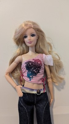 Barbie Ooak Made To Move Körper + Vintage Mariposa Kopf Mattel Puppe
