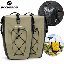 ROCKBROS Bike Pannier Bag 25L-32L Waterproof Rear Rack Bag for Cycling Touring