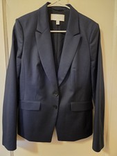 Women's BOSS HUGO BOSS JAKINALA Navy Blue Blazer Size 8
