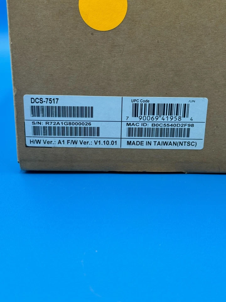 D-Link Varifocal Outdoor Bullet Camera 5 Megapixel DCS-7517 ✅❤️️✅❤️️ OPEN BOX! - Image 3 of 4