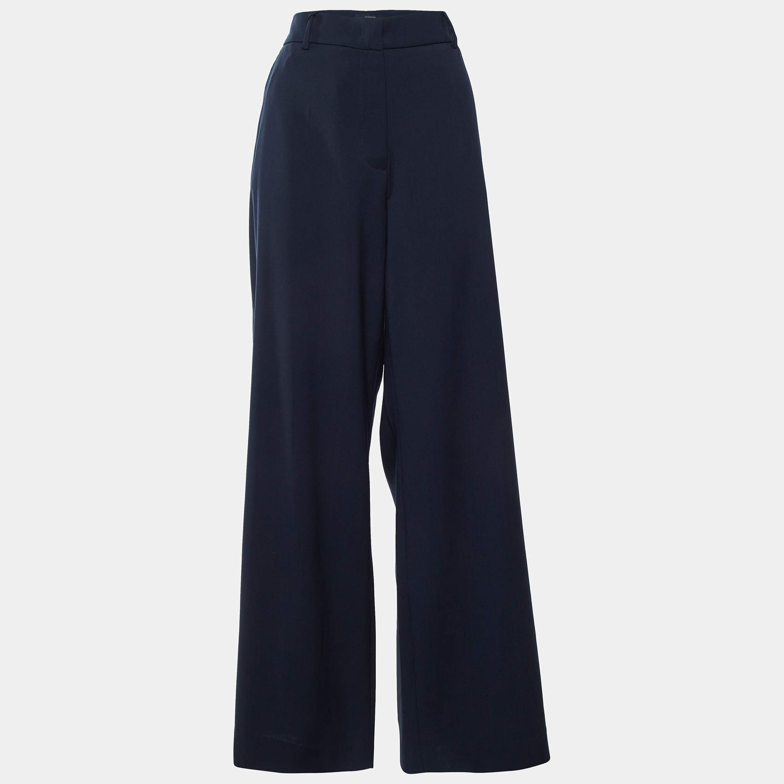 Weekend Max Mara Navy Blue Wool Trousers XL