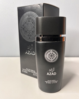 Azad Eau de Parfum Elixir Long Lasting Woody Tobacco Amber Cologne 3.4oz *RARE*