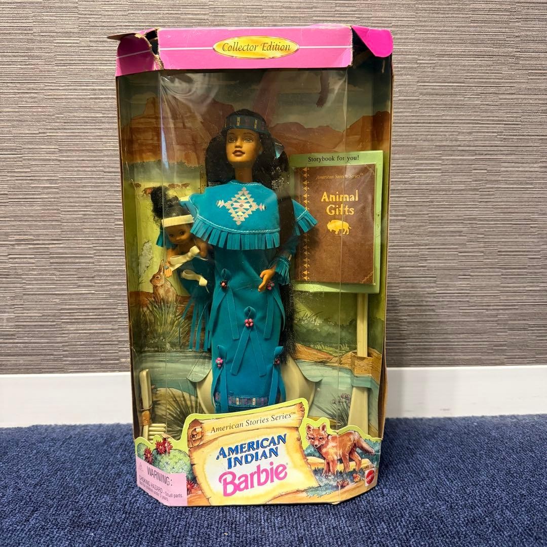 American Indian Barbie American Stories with box #13e68f