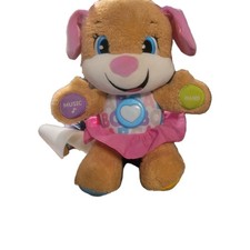 Fisher Price Laugh  Learn Sis Smart Stages Electronic Puppy Plush Toy 2017 READ