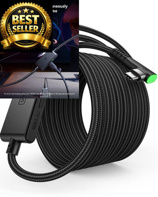 INIU Link Cable, 16FT High Speed Data Transfer VR USB 16 Feet, Black 