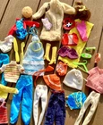 Vintage FRaNCiE CLothing LOT MOD Barbie ACCeSoriES 70s 60s WiG BooT CoaT Dress +