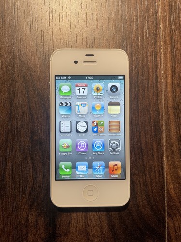 Apple iPhone 4s iOS 6 Installiert Retro Gaming Selten Entsperrt Sehr Guter Zustand