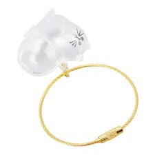 3pcs Cat Hair Keepsake Keychain For Pet Lovers Easy To Use