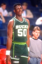 Tito Harford Milwaukee Bucks NBA basketball game v the Washington - Old Photo