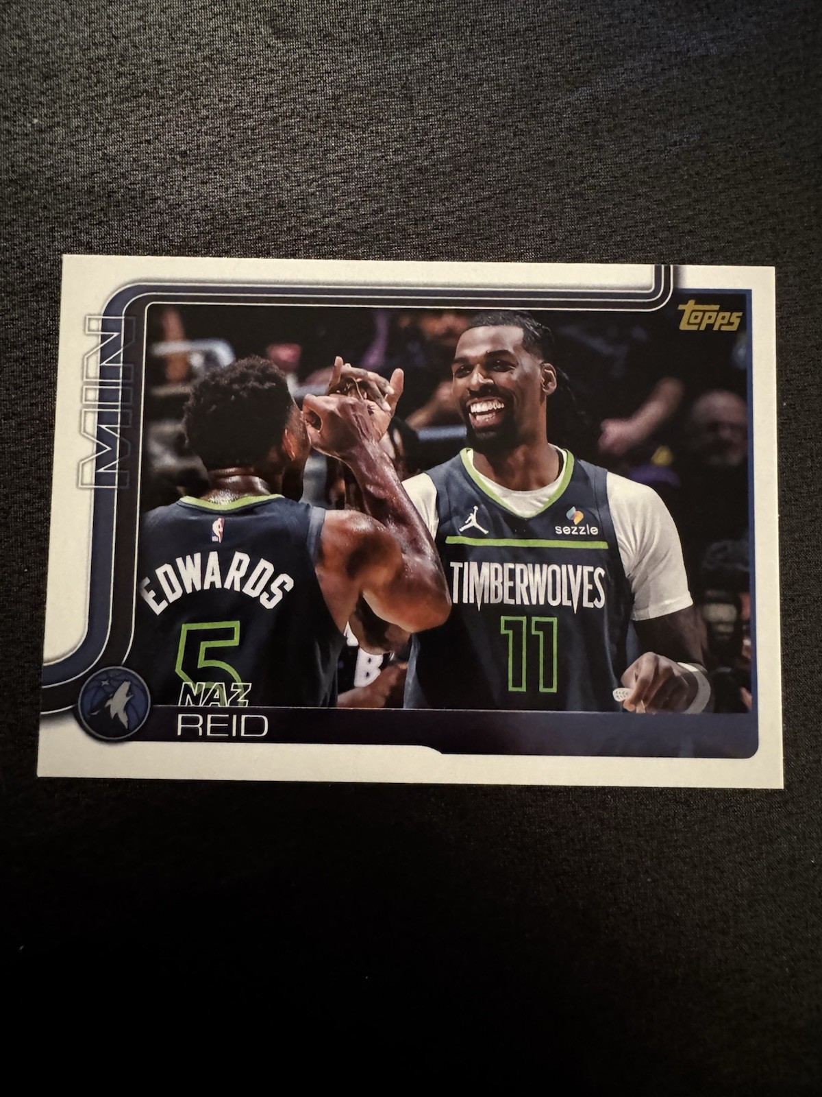 2025-26 Topps Basketball - Golden Mirror Image Variation #109 Naz Reid