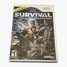 Cabela's Survival Shadows of Katmai TESTED Nintendo Wii CIB Complete Hunting
