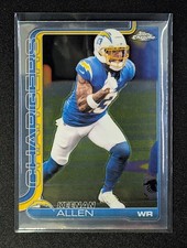 2025 Topps Chrome Keenan Allen Base Card #155 Los Angeles Chargers