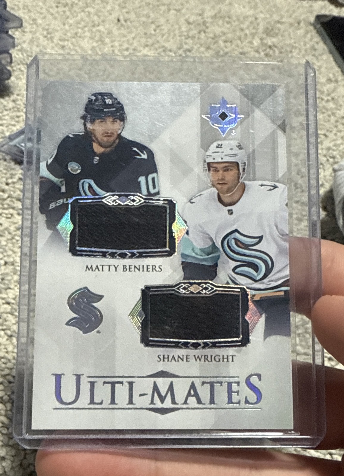 2023-24 Upper Deck Ultimate Collection - Ulti-Mates Matty Beniers, Shane Wright