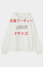 Moussy Women's Hoodie White Size F Vintage with Minor Flaws
