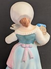 Ceramic Girl Holding Bunny and Basket Figurine Multicolor 6 in — photo 9