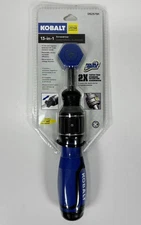 Kobalt 13 -Piece 3-1/2-in Magnetic Ratcheting Multi-Bit Screwdriver Set