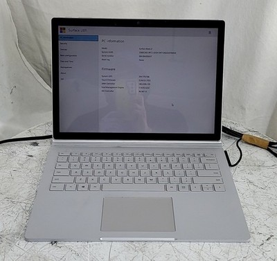 MICROSOFT Surface Book 2 1832 Laptop Core I5-7200U 8GB 256GB SEE NOTES