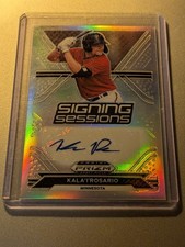 2021 Panini Prizm Draft Picks Kala'i Rosario Signing Sessions Prizm Auto Twins