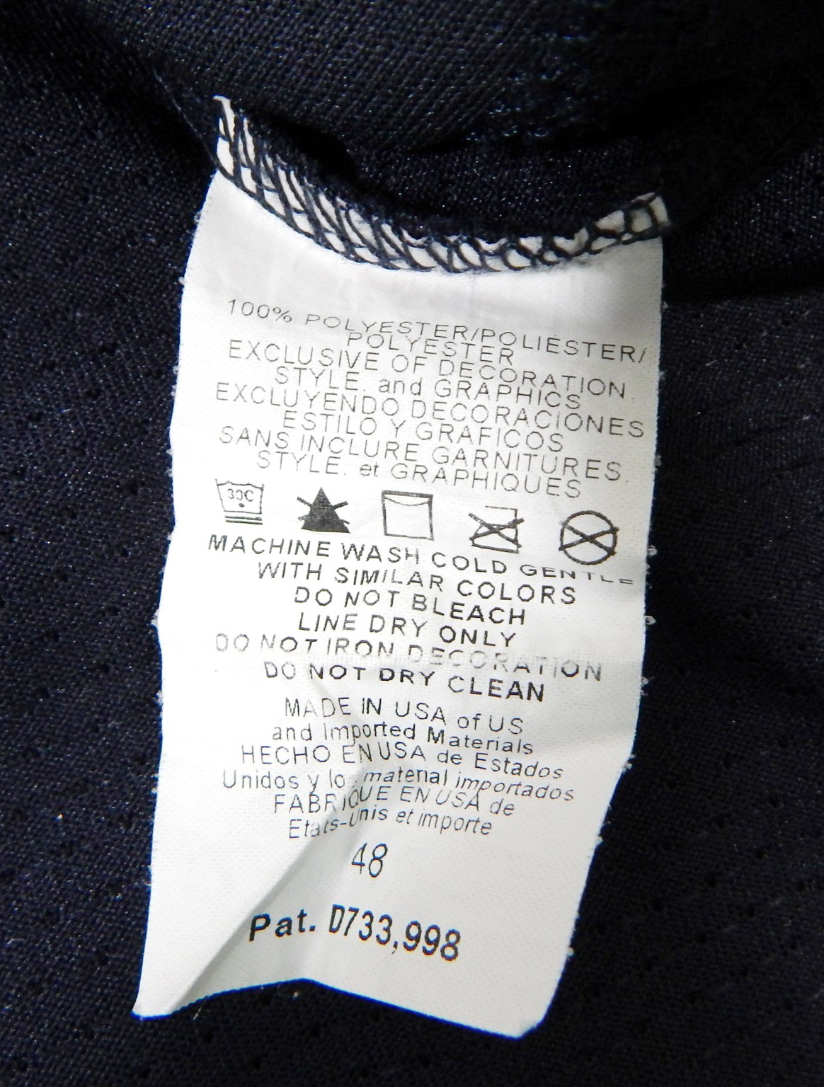 2017 Detroit Tigers John Hicks #55 Game Used Navy Jersey Mr. I & ST Patch 48 84