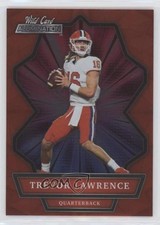 2021 Wild Card Alumination Red Trevor Lawrence #ABC-1 Rookie RC mp7. rookie card picture