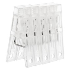 40 PCS Plastic Beach Chair Clips for Towels Clothespins for Hanging Clothes
