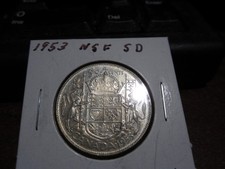 1953 NSF SD - Silver - Canadian half dollar - Canada 50 cents