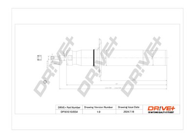 Dr!ve+ DP1610.10.0554 Stoßdämpfer für AUDI
