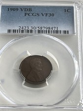 1909 VDB 1c BN Lincoln