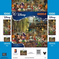 Ceaco - Thomas Kinkade - Disney - Mickey and Minnie Halloween Fun - 1000 Piece J