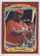 1986 Fleer Star Stickers Dave Parker #84 HOF 0a5