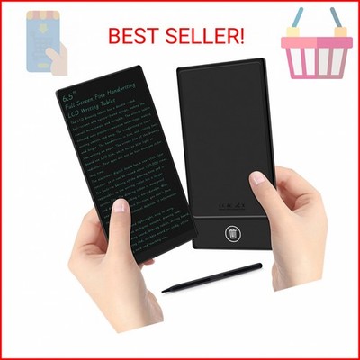 LCD Writing Tablet for Adult: 6.5 Inch Mini Full Screen Drawing Board Reusable D