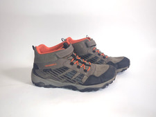 Merrell Moab Voyager Mid Hiking Boot Shoe - Brown/orange- Men's Size 7W H8