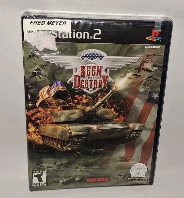 Seek and Destroy Sony PlayStation 2 PS2 Takara Co Ltd 2002 BRAND