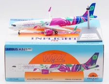 INFLIGHT 1:200 Wizz Air Malta Airbus A321-200 Diecast Aircraft Jet Model 9H-WNM