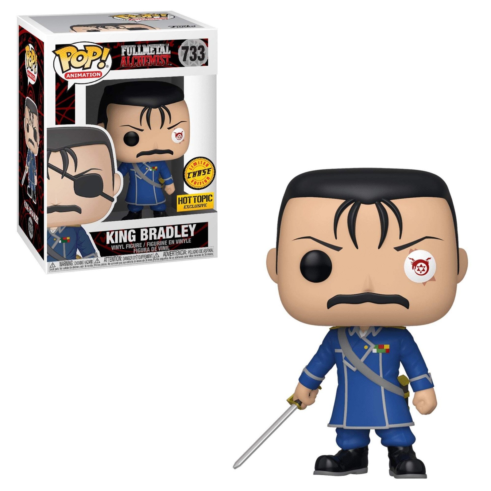 Funko POP! Animation: Fullmetal Alchemist - King Bradley (CHASE)(Hot Topic) #733