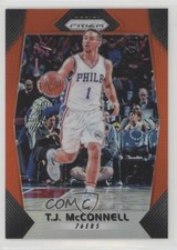 2017-18 Panini Prizm Orange Prizm 43/49 TJ McConnell #5 0ad