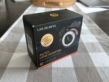 vello auto lens adapter Nikon F mount to Sony E mount-LAE-SE-NF-AutoFocus/Exp