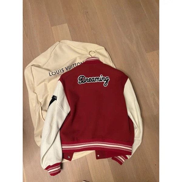 jacke herren lv grösse M unisex rot