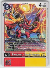 Shoutmon + Dorulu Cannon Promo Card P-152 P NM