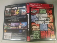 Grand Theft Auto III PS2 Greatest Hits Cover Art Case Only FVS035015