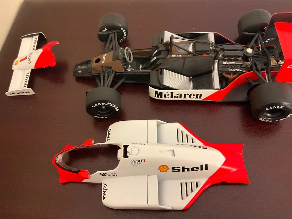 Solido 1:18 Alain Prost Collection McLaren F1 MP4/2C 1986 WDC - Image 4 of 4