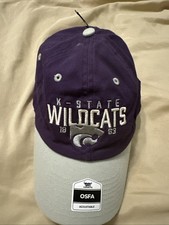 NEW Fan Favorite Adjustable Kansas State Wildcats Purple Hat OSFM
