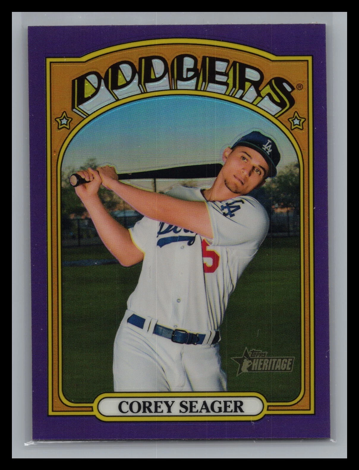 Corey Seager trading card
