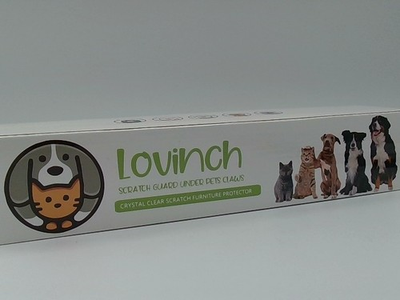 #ad Lovinch Thicken Vinyl Anti Cat Scratch Door Protector Crystal Clear $13.71