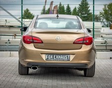 FOX Sportauspuff Opel Astra J Stufenheck 1.6 Turbo 140x90mm abgeschrägt