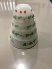 Vintage Agee PYREX Strawberries Set of 4 Nesting Bowls c1960s