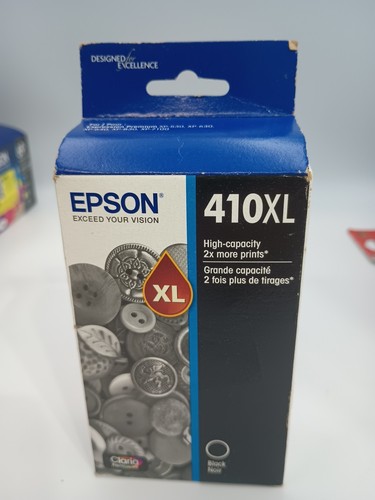 Epson 410XL Black Printer Copier Ink Cartridge Exp 12/2026 - NEW Sealed