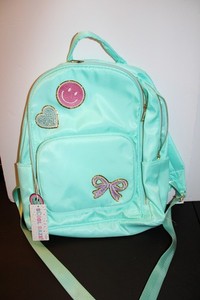 School Daze Kids Backpack - light green with Appliques - RN 143333
